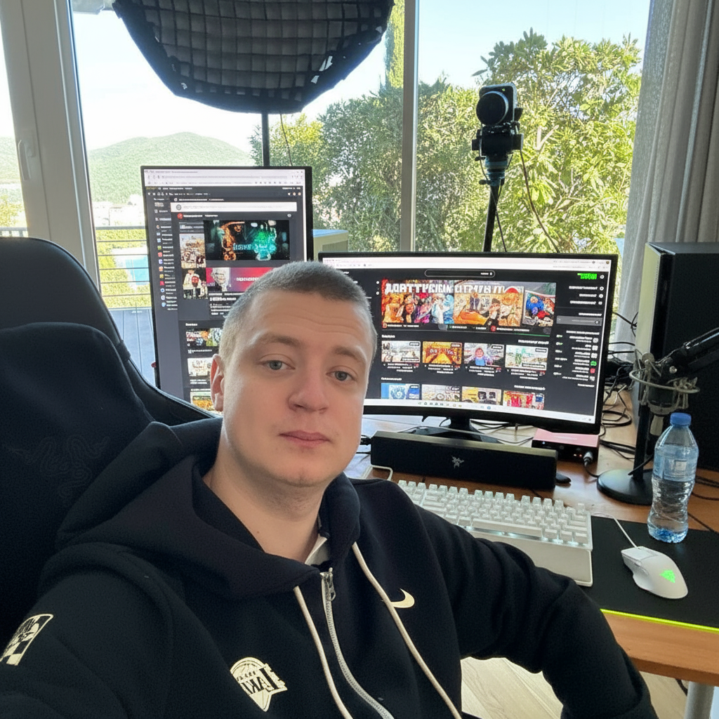 Стример Mellstroy во время трансляции на платформе KICK